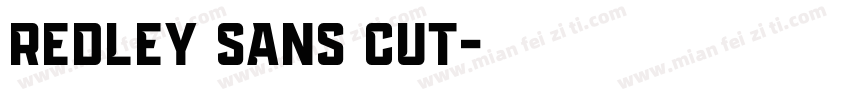 redley sans cut字体转换